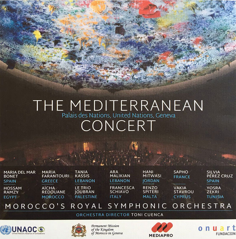 Francesca Schiavo si esibisce al Concerto Mediterraneo